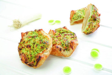 CESTA DE POLLO Y PUERROS