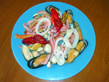 PREPARADO DE SOPA DE MARISCO